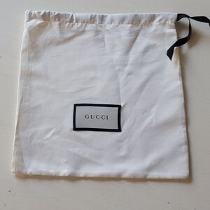GUCCI DUST BAG - 10"x10"  100% POLYESTER
